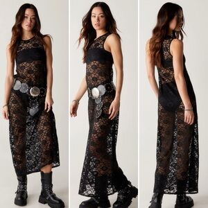 NWT Nasty Gal Lace Sleeveless Dress Size S